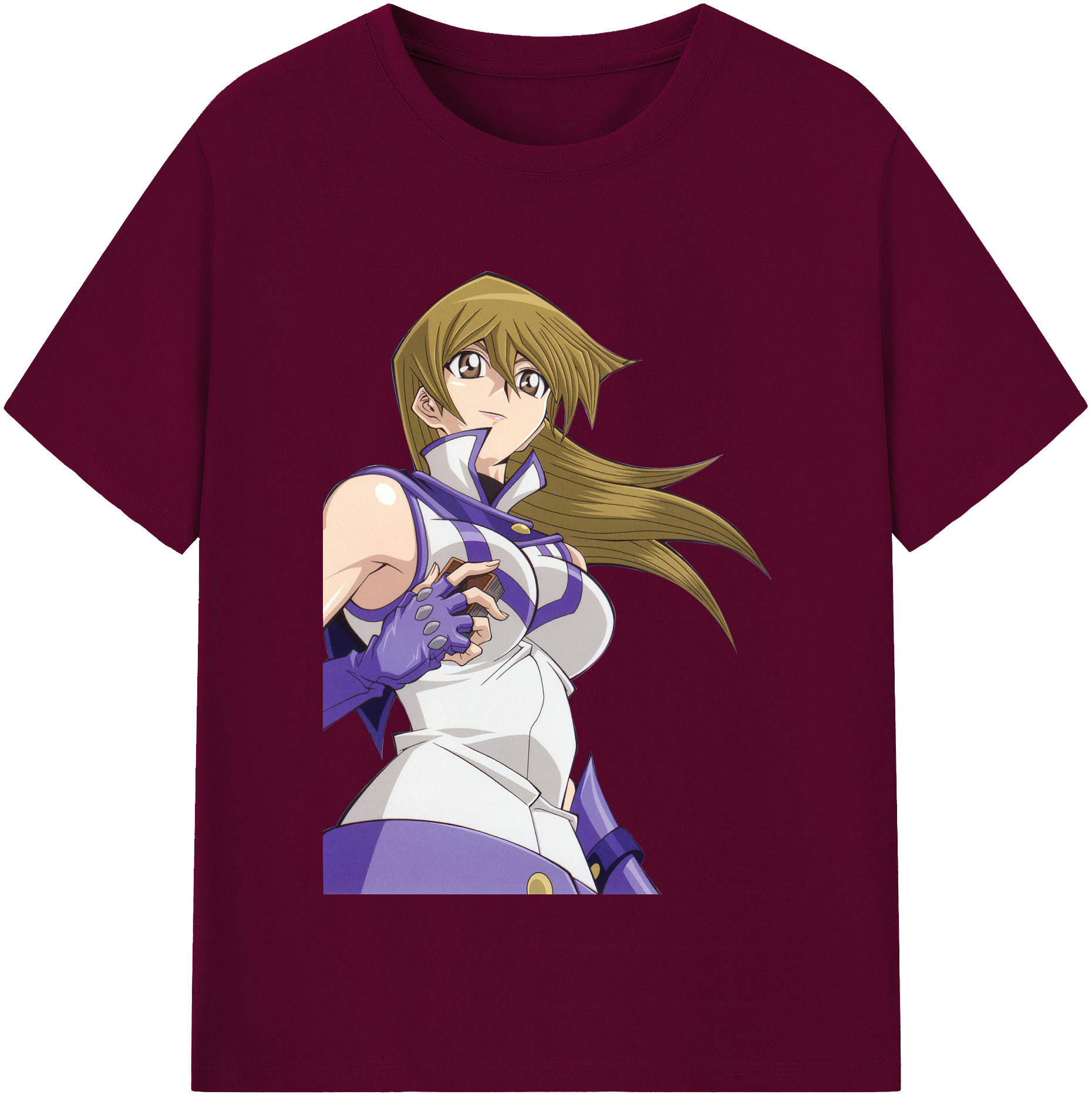 （画像用） 遊☆戯☆王 Yu-Gi-Oh! レディースカジュアルプリントTシャツ（綿100％）